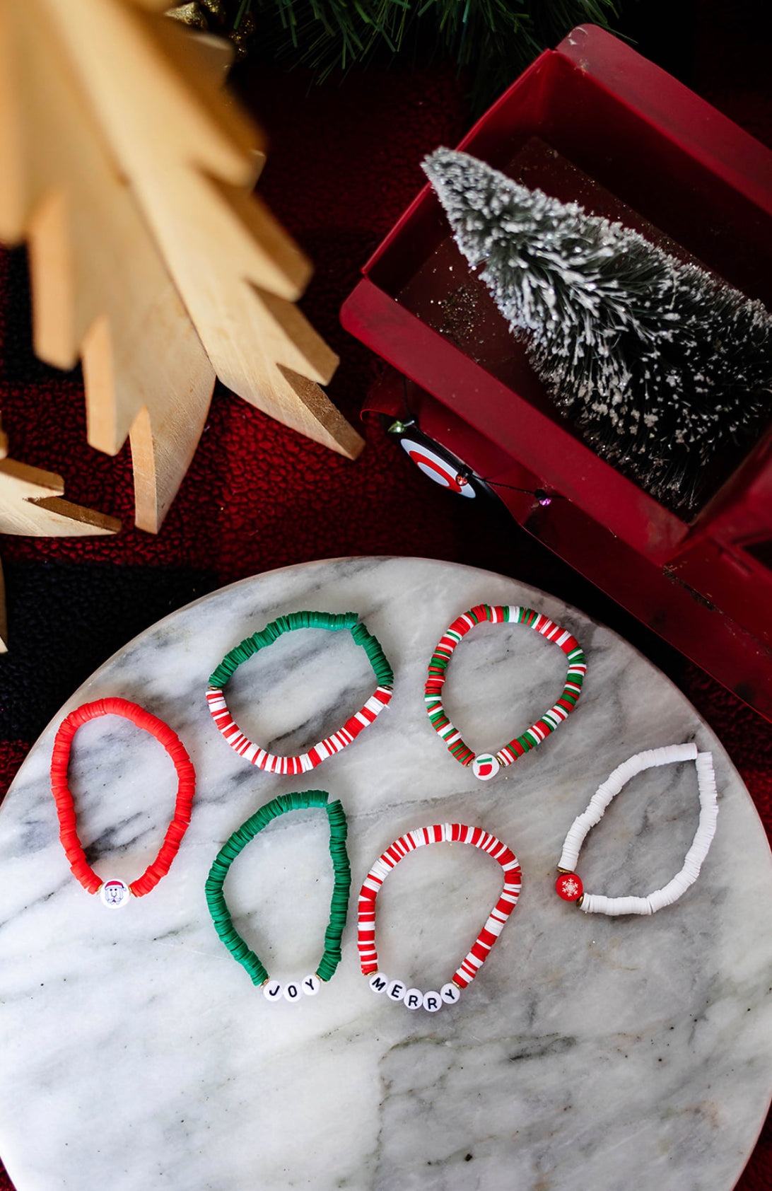 Christmas Bracelet 6 Strand