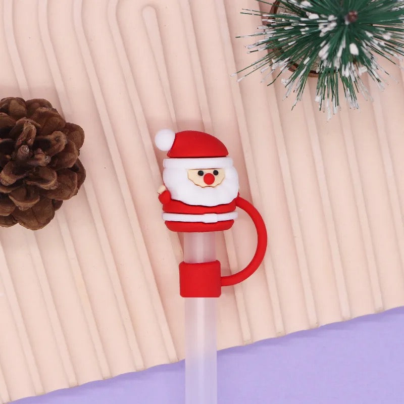 Christmas Straw Toppers