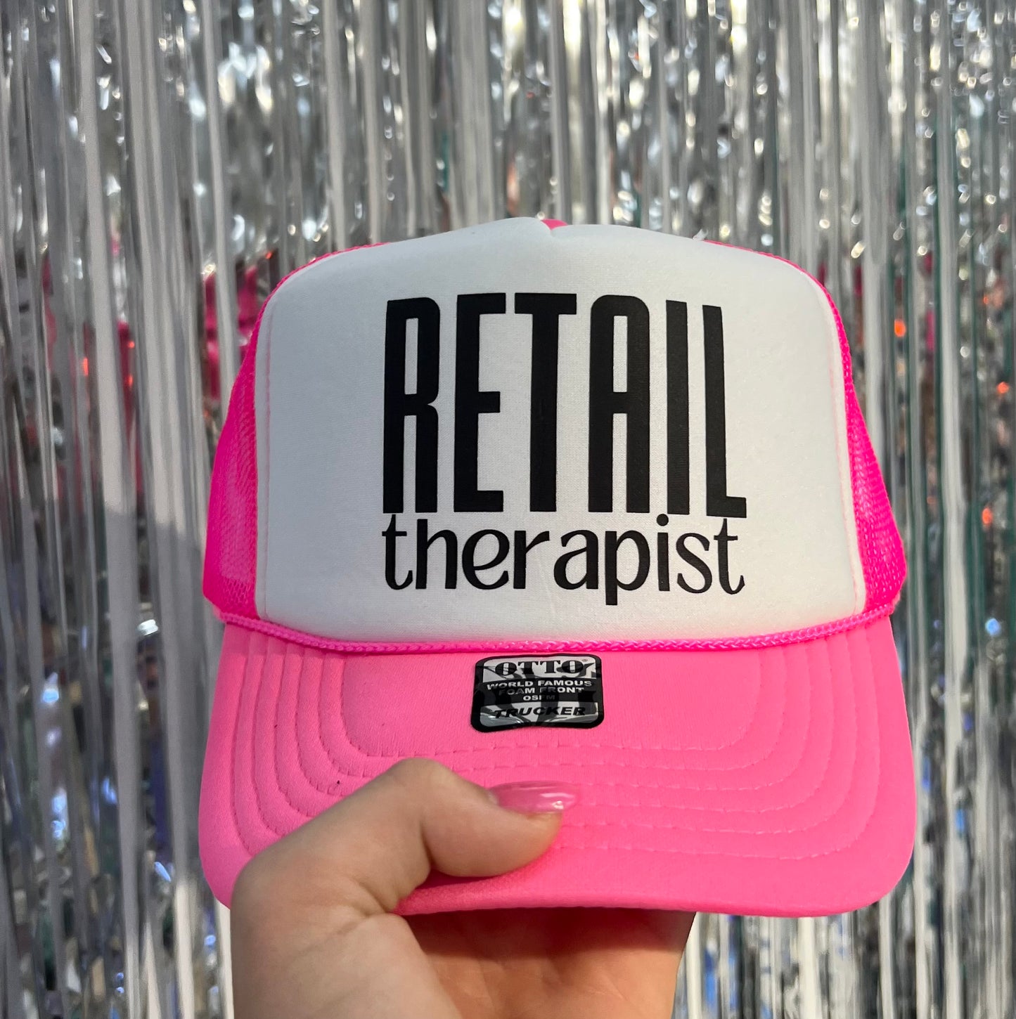 Retail Therapist Trucker Hat