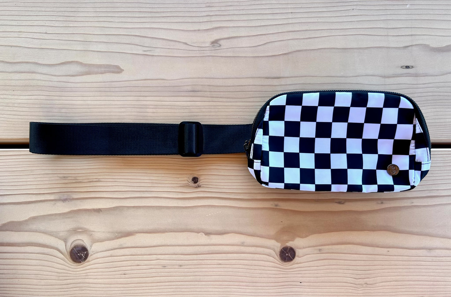 BABE Checkered Bum Bag