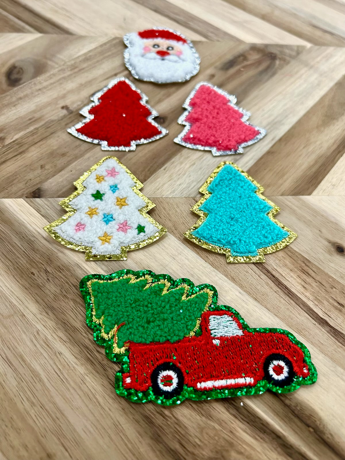 Christmas Hat Patches