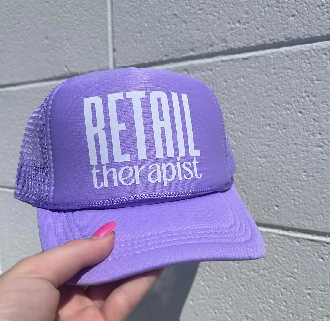 Retail Therapist Trucker Hat