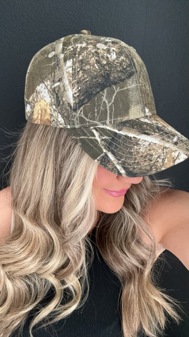 Solid Camo Hat