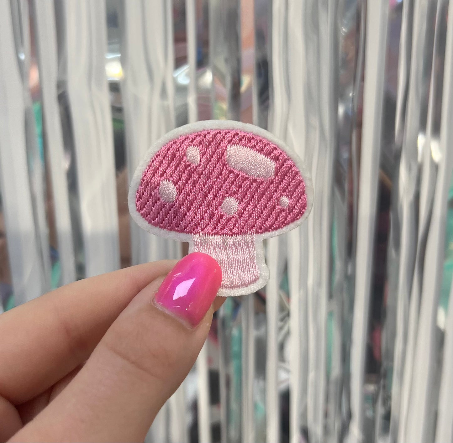 Mushroom Embroidered Hat Patch