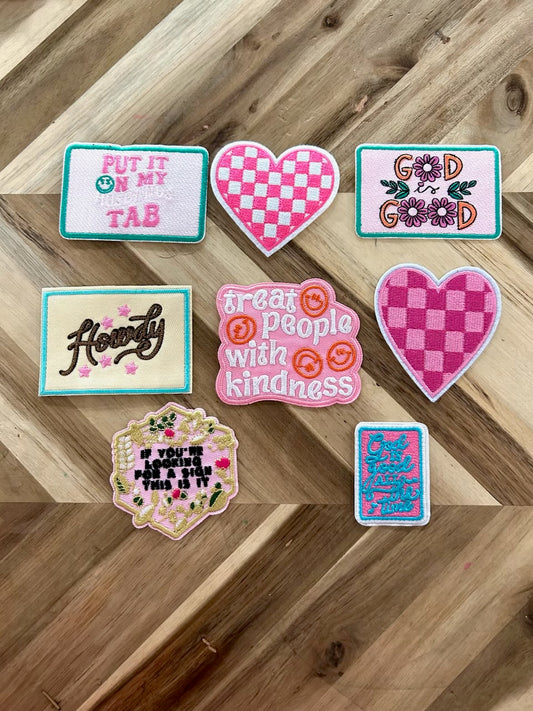 Embroidered Hat Patches (6)