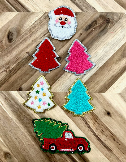 Christmas Hat Patches