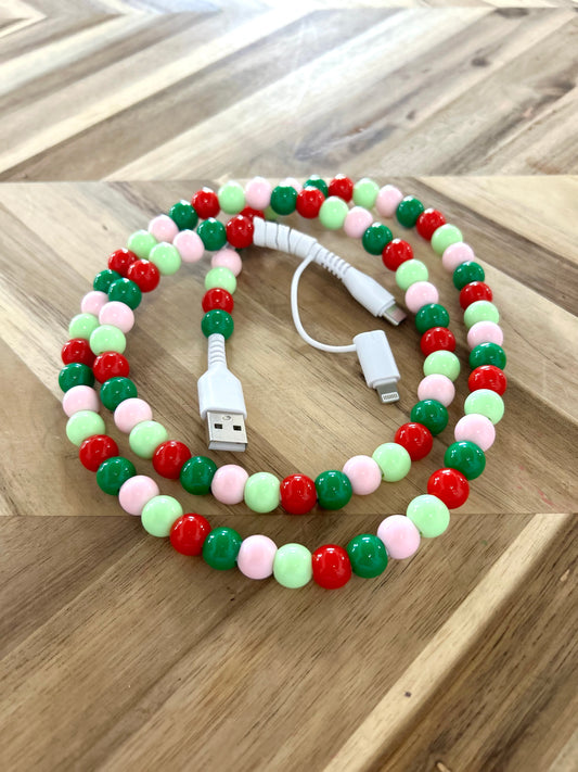 Christmas Beaded Chargers