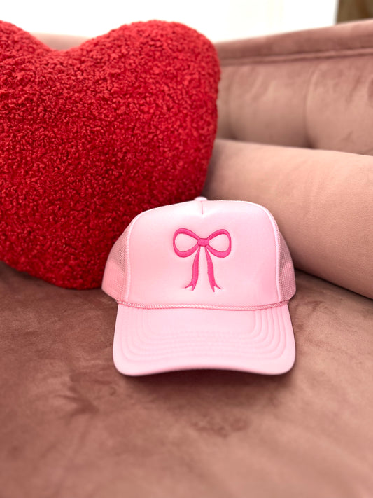 Embroidered Bow Hats