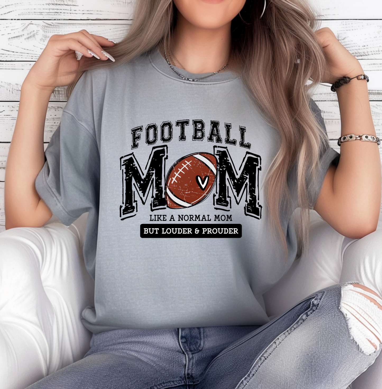 Proud Football Mom DTF Transfer