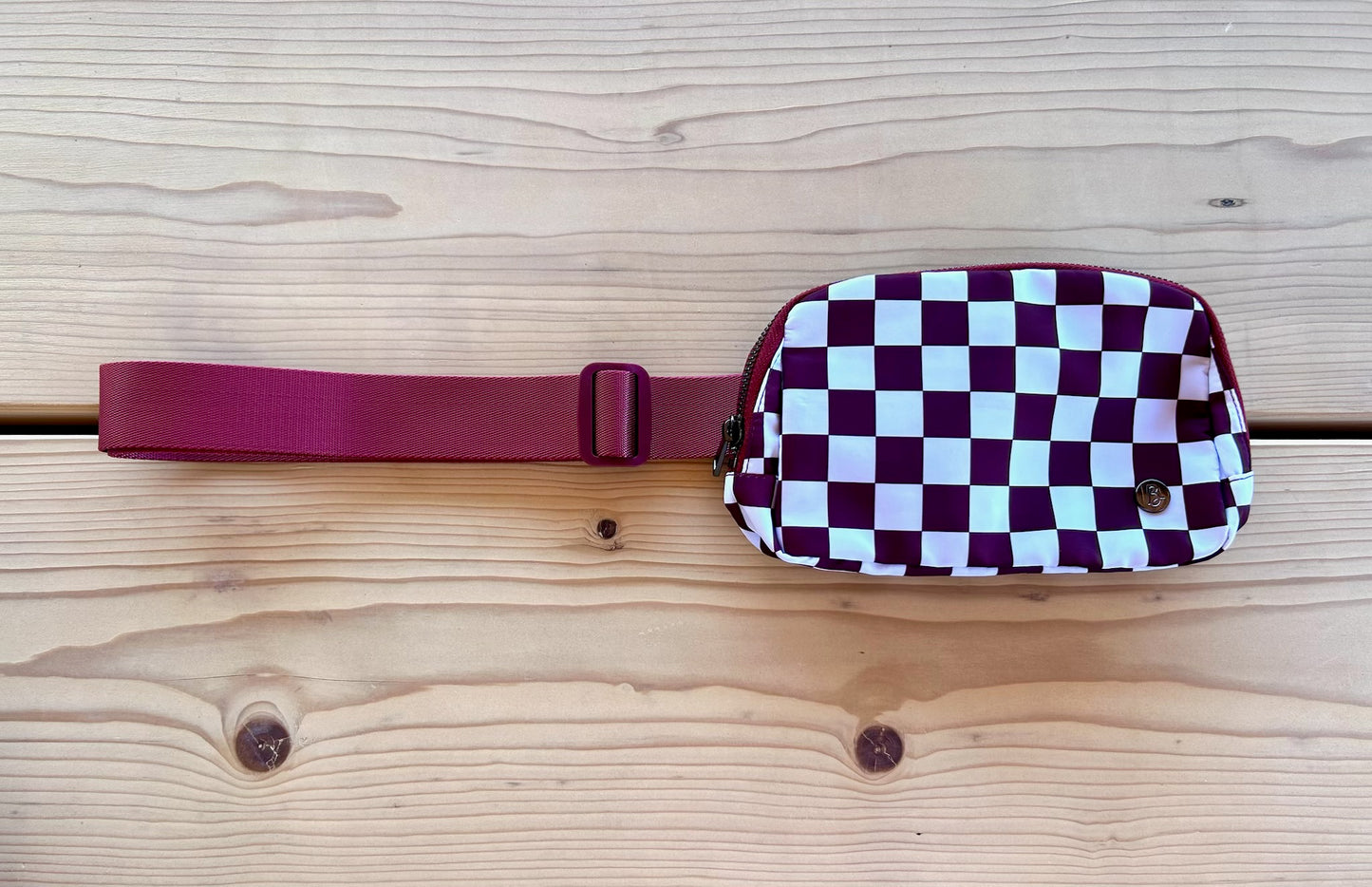 BABE Checkered Bum Bag