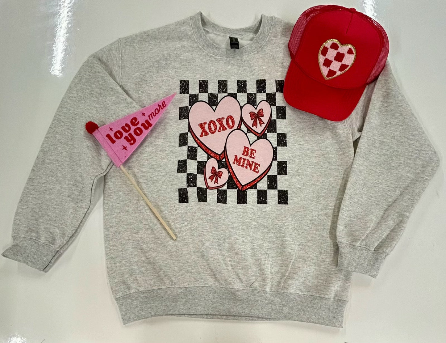 Checkered XOXO DTF Transfer